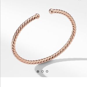 David Yurman Rose Gold Cuff Bracelet